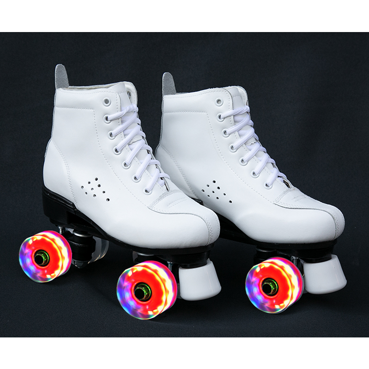 White super-skin skating